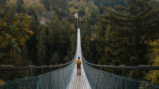 Goms Bridge over Rhone River. Photo by Marina 