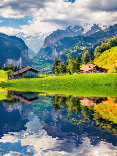 Take in sweeping alpine views across Switzerland’s Valais region. Photo by Andrew Mayovskyy