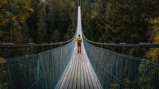 Goms Bridge over Rhone River. Photo by Marina
