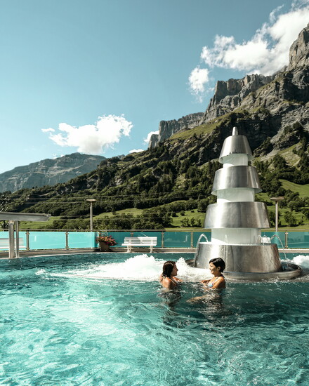 Thermal bath in Leukerbad. Photo courtesy of Visit Leukerbad
