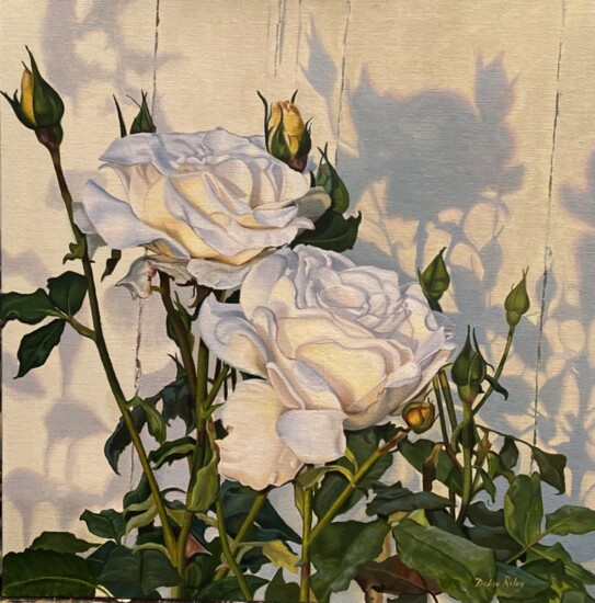"White Roses" by Debra Riley
