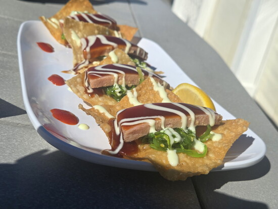 Tuna Nachos at M.R. Ducks. Photo Credit: Jennifer Waldera