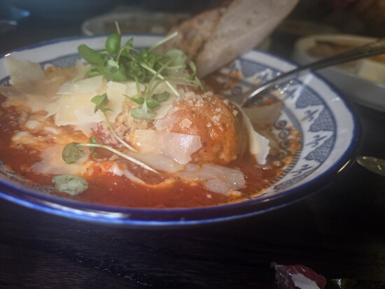 Meatballs at Liberatore's. Photo Credit: Jennifer Waldera