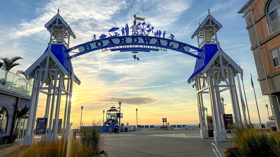 Ocean City's Boardwalk arch. Photo Credit: Ocean City Tourism
