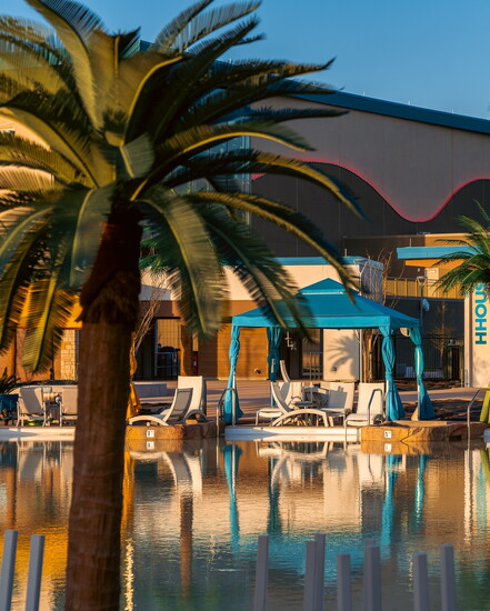 Guests enjoy year-round water adventures, relaxing cabanas, and family fun throughout Okana Resort's attractions.