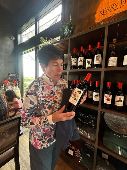 Mindy Mayer, owner Kerry Hill Winery 