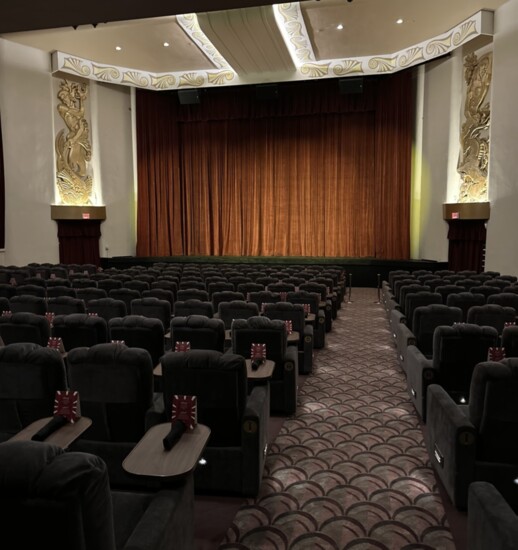 Plush seats and art deco style are just part of the newly reopened River Oaks Theatre. Photo by Jason Ostrow