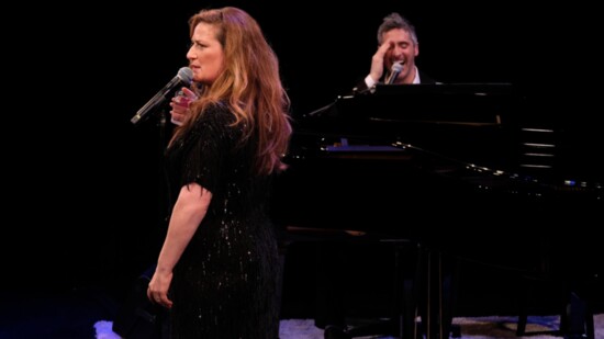 Broadway Unplugged with Music Supervisor Bryan Perri and Saturday Night Live’s Ana Gasteyer. Photo courtesy of Jeff Butchen.