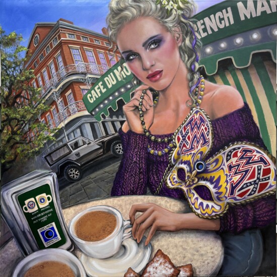 Cafe Du Monde in the French Quarter - Private commission