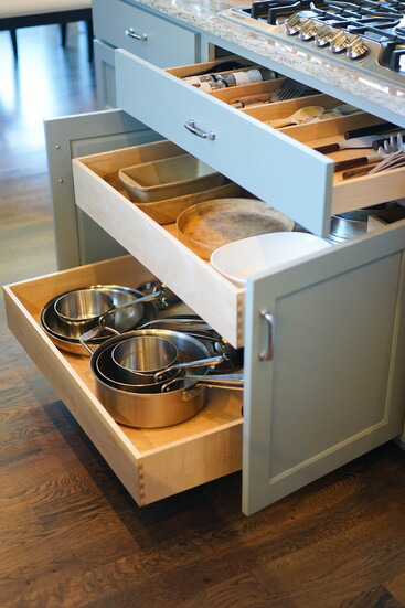 Art of Drawers provides Omaha homeowners custom pull-out drawers and storage solutions, transforming kitchens, bathrooms and laundry rooms efficiently.