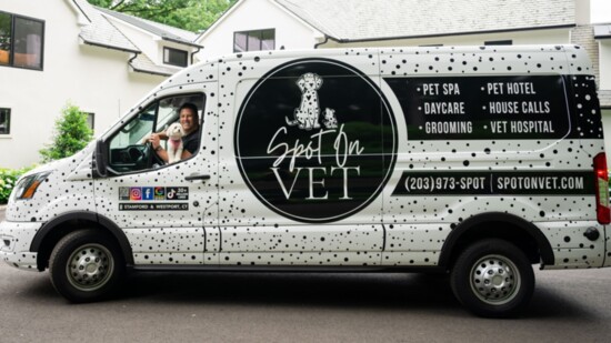 The Spot On Vet van.