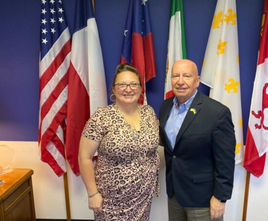 Kati Krouse and Congressman Kevin Brady