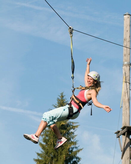Experience the thrill of a zipline adventure