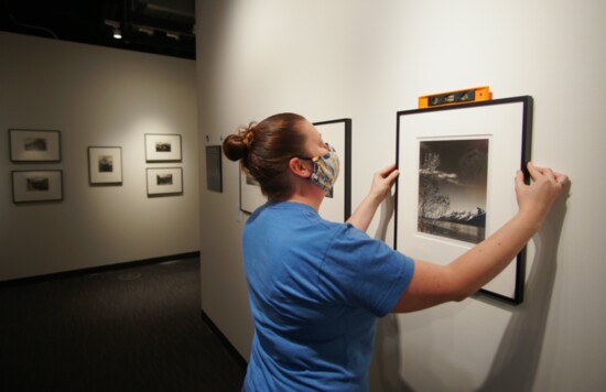 Exhibit designer Robin Hill.