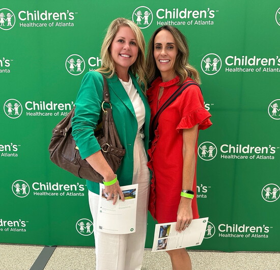 Ansley agents Kristin Sheehan and Susie Uhlich toured the new Arthur M. Blank Hospital and saw first-hand what Ansley's $1M+ donations can do for GA kids! 