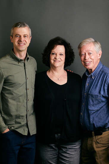 Darrell Benton, Sharon Benton and Allan Benton. Photo: Heather Anne Thomas