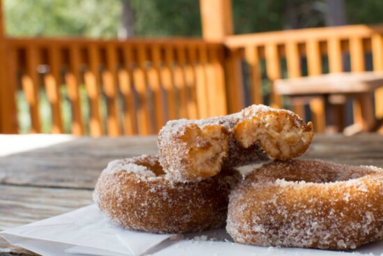 Rainbow Orchards Hot Apple Cider Donuts