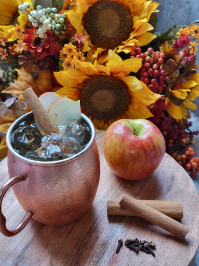 Spiced Apple Moscow Mule