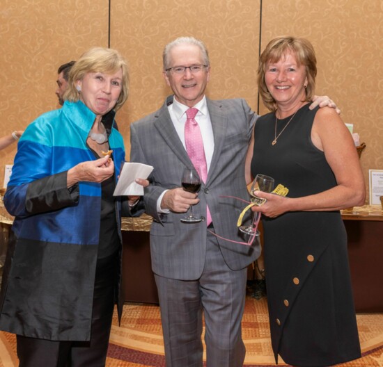 Althea Ridley with former board president Tim McKeown and wife, Mary 