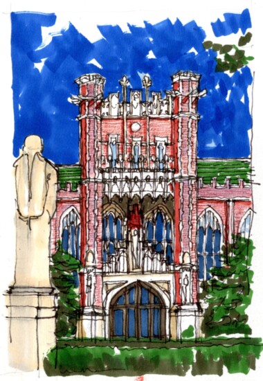 Bizzell Memorial Library on the OU Norman campus