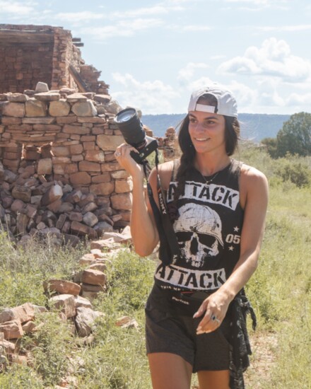 Self-Portrait -- Arizona Ruins