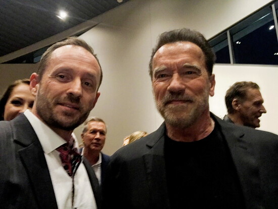 Life Full Circle: Arnold met Arnold at Scharzenegger's After-School All-Stars charity event in March 2020.