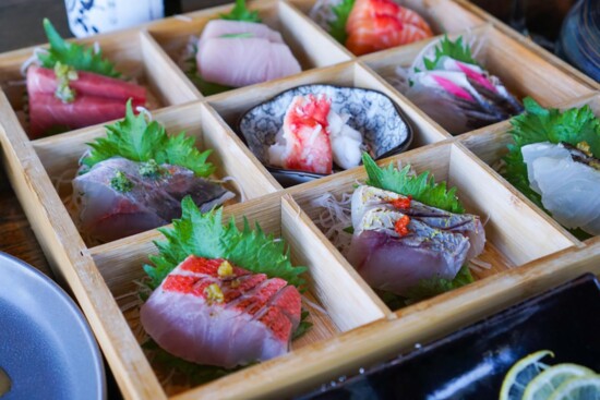 Bloofin's specialty sushi and sashimi plates have all your favorites and make a customize a Bento Box