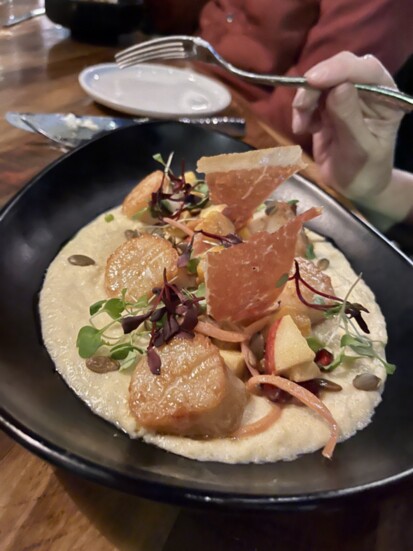 photo credit: Nancy Brandt   Scallops, Wolf Peach