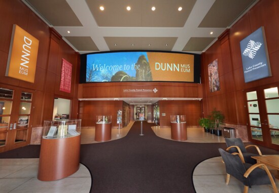 Dunn Museum lobby entrance.