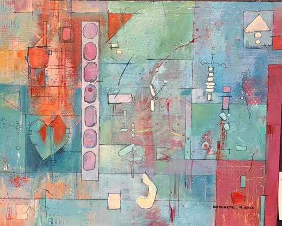 "Surface Interpretation " by Antoinette Slick-Surface Interpretation at Art Spotlight