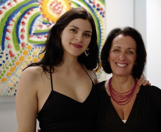David Newman's daughter, Nikki (R), and her daughter, Alison (L), run the gallery. 