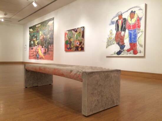 "Benchscape" at the Birmingham Museum of Art 