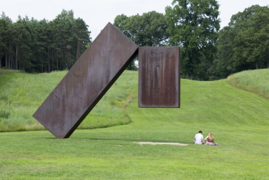 Menashe Kadishman, Suspended, 1977. Gift of Muriel and Philip I. Berman, Allentown, PA © Menashe Kadishman  Photo courtesy Storm King Art Center