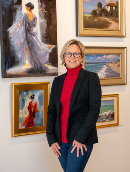 For Aimee Odette, owning Collectors Gallery & Framery with her husband Michael Rank, is a joyful experience combining her love of art, creativity and Venice. 