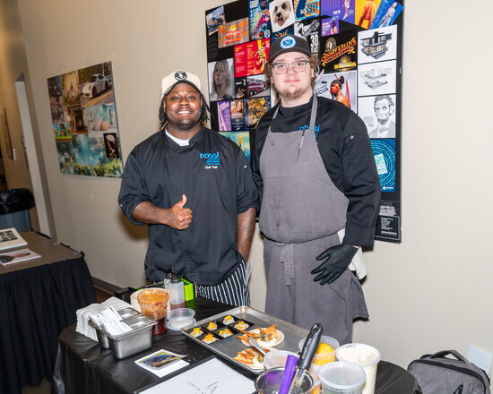 Proud Nossi students showcase their culinary skills on senior exhibition day..