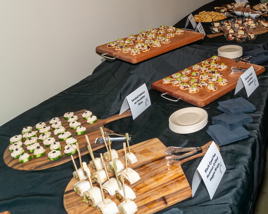 Culinary delights on display during the Nossi senior exhibition.