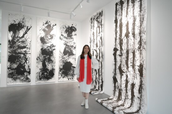 Julie Hsieh and her ink artworks
