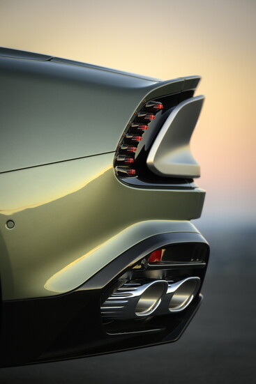 The rear shield of the Vanquish will undoubtedly become iconic.