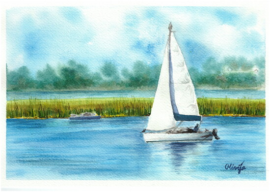 Painting by 12 year old Olivija