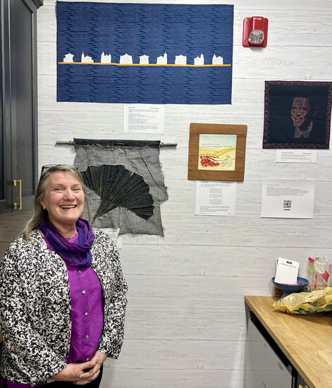 Artist Kristine Herman’s fabric arts
