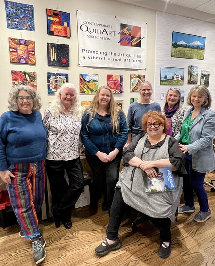 Contemporary QuiltArt Association Artists at First Friday Art Walk