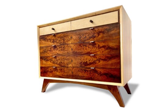 Bookmatch Dresser