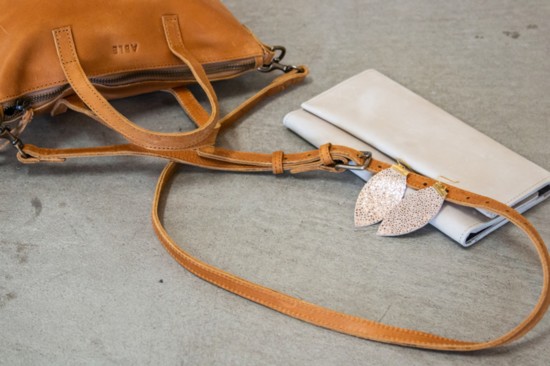 Able Convertible Leather Backpack, $198 | Able Debre Leather Wallet in Bone, $58