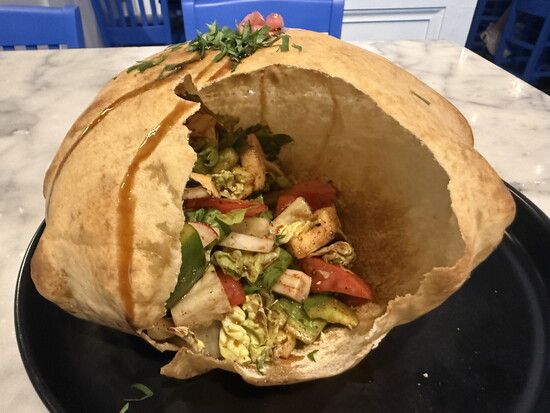 The delicious Syrian garden salad, Fatoush
