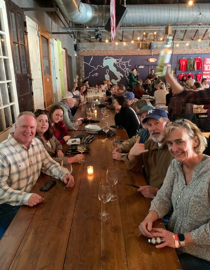 Asbury Park Chamber of Commerce wine tour gathering at Porta, Photo by Paige White