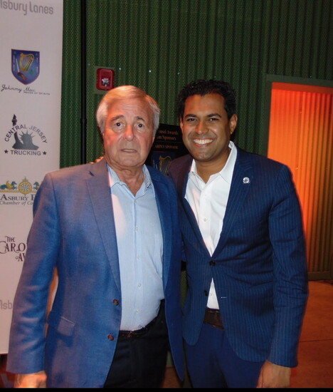 Mayor John Moor and Senator Vin Gopal, Photo by Paige White