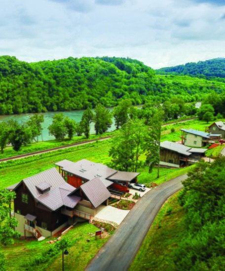 Green Built Alliance homes in a serene setting