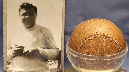 Babe Ruth- signed baseball