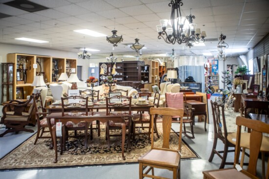 The Attic Treasures Thrift store generated funds for the organization's many programs.