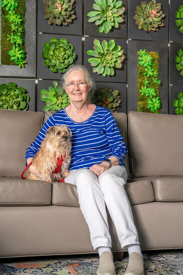 Joan Kearney  and Cinnamon